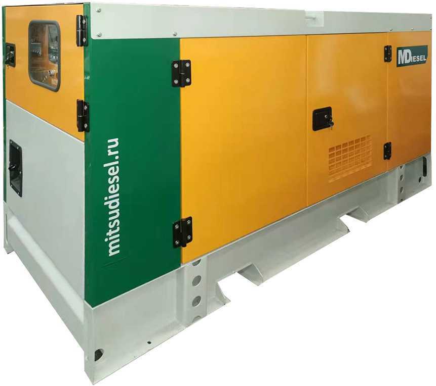 Резервный дизельный генератор МД АД-30С-Т400-1РКМ29 в шумозащитном кожухе Дизель электростанции фото, изображение