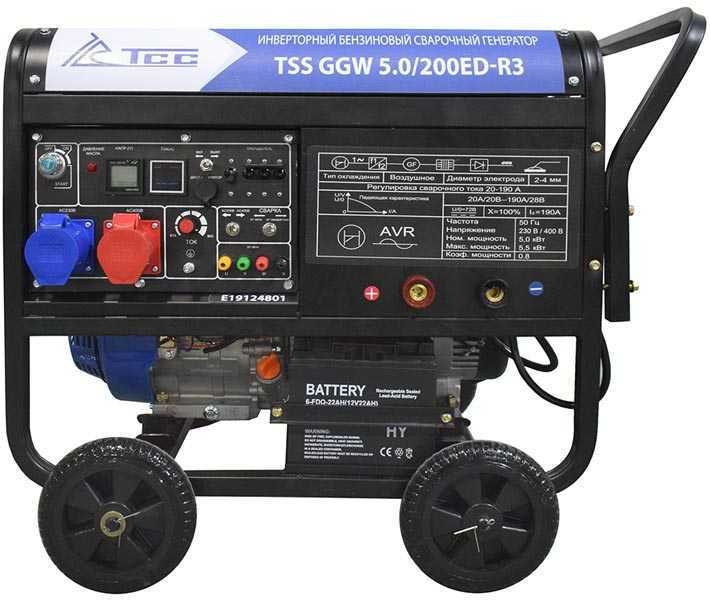 TSS GGW 5.0/200ED-R3 Сварочные агрегаты (Сварка + Электростанция) фото, изображение