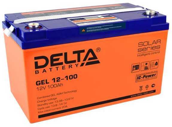 Delta GEL 12-100 Аккумуляторы фото, изображение
