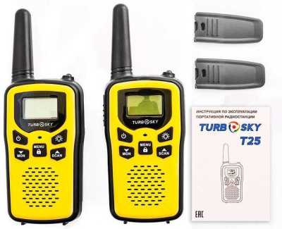 TurboSky T25 Yellow Радиостанции фото, изображение