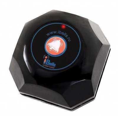 IBELLS 301 кнопка вызова (черная) Беспроводная система вызова персонала iBells фото, изображение